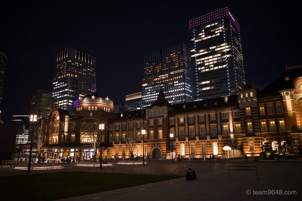 GR3 作例 夜間 東京駅