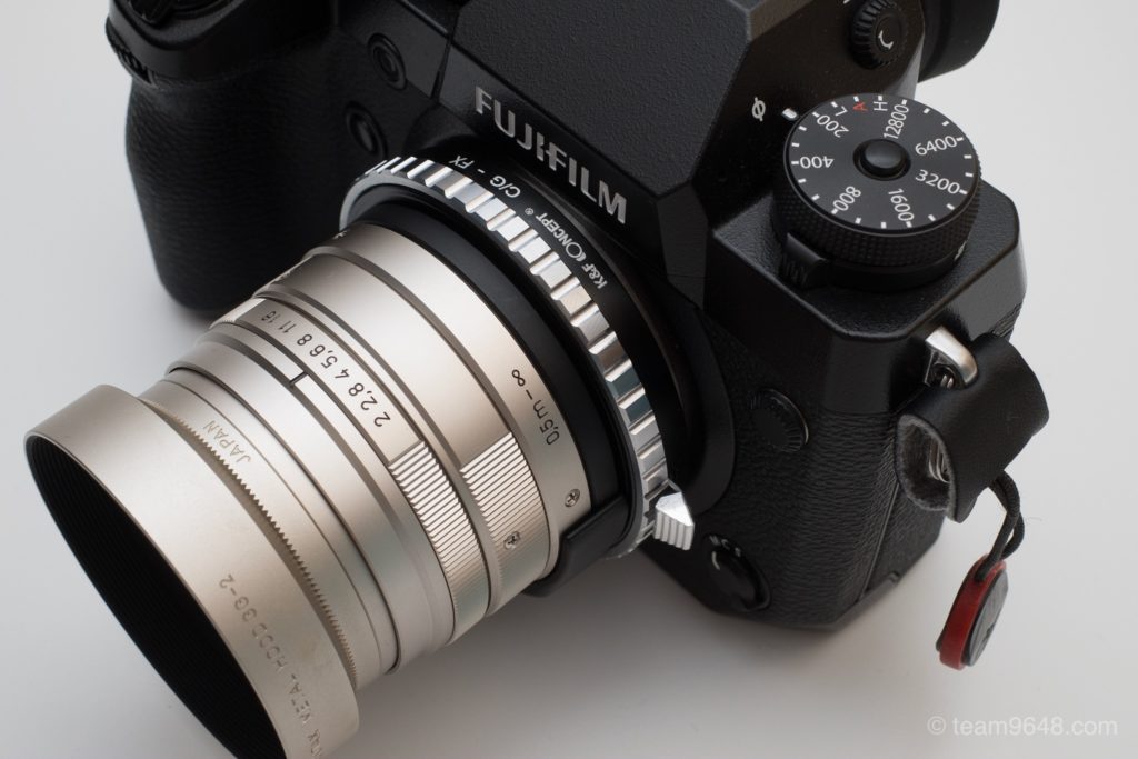 X-H1 Contax Gマウント プラナー