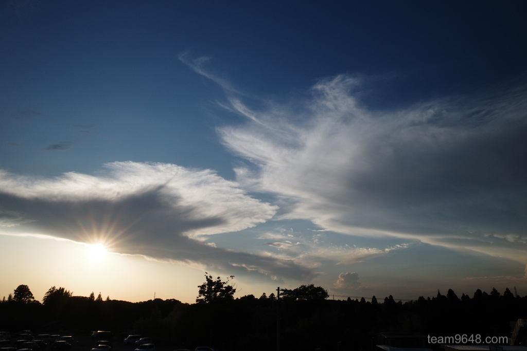 GR3 空 夕焼け