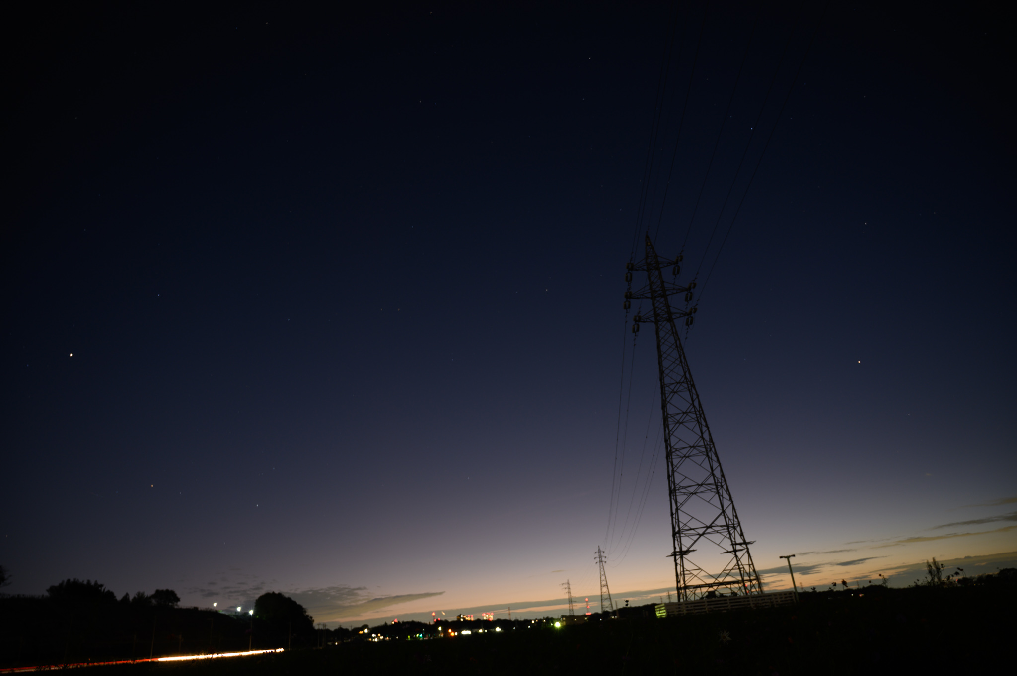 Nikon Z6で撮った佐倉の夕陽
